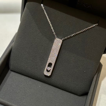 [Mystic JURI]MY FIRST DIAMOND PAVED NECKLACE