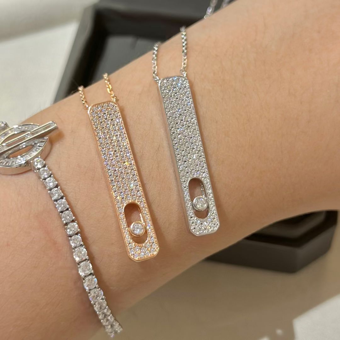 [Mystic JURI]MY FIRST DIAMOND PAVED NECKLACE