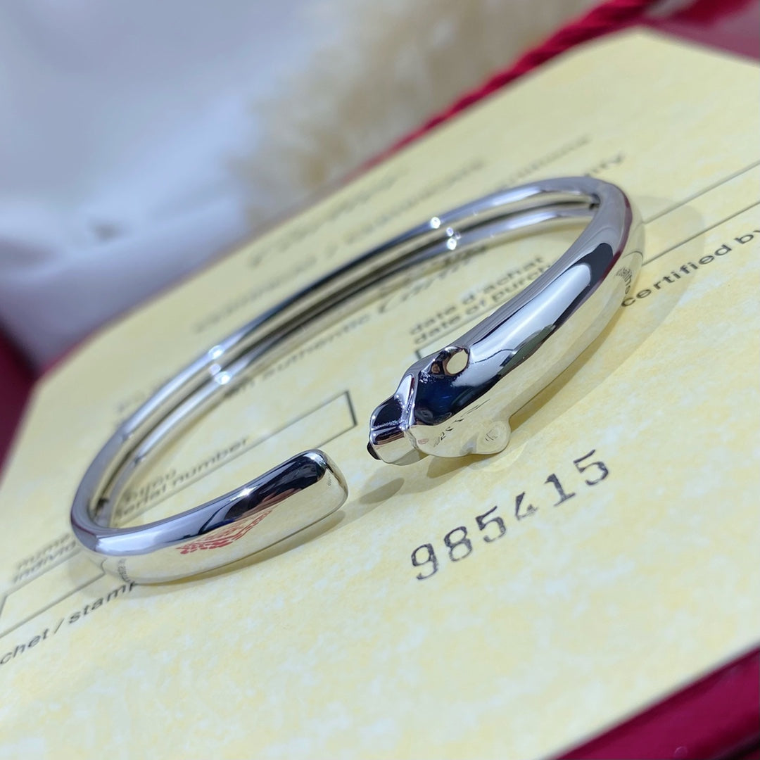 [Mystic]PANTHERE SILVER OPEN BRACELET