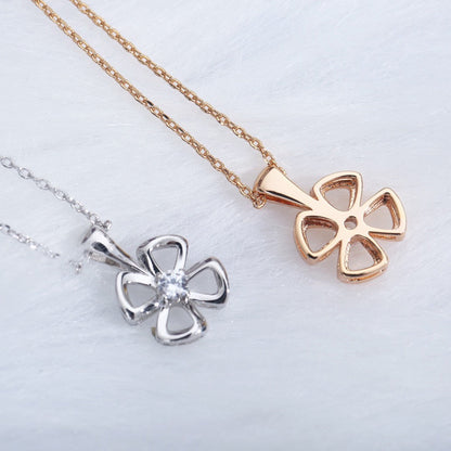 [Mystic]FIOREVER NECKLACE DIAMOND CENTER