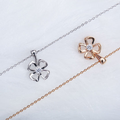 [Mystic]FIOREVER NECKLACE DIAMOND CENTER