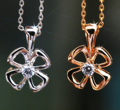 [Mystic]FIOREVER NECKLACE DIAMOND CENTER