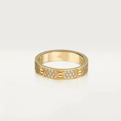 [Mystic]LOVE RING 3.6MM DIAMOND PAVED