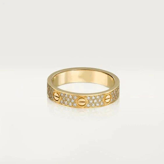 [Mystic]LOVE RING 3.6MM DIAMOND PAVED